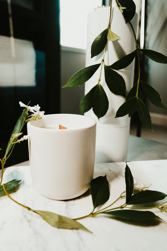 White Tea + Citrus Candle ~ Clean, Bright and Refreshing